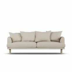 1898 Sjövik soffa Jump Beige 1956-vitoljad ek 3-sits
