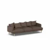 Best 1898 Sjövik soffa Jump Brown 1955-vitoljad ek 3 5-sits