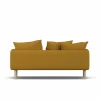 1898 Sjövik soffa Luiza Mustard 3972-vitoljad ek 2 5-sits