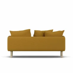 1898 Sjövik soffa Luiza Mustard 3972-vitoljad ek 2 5-sits