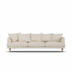 1898 Sjövik soffa Same Beige 6670-vitoljad ek 3 5-sits
