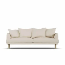 Discount 1898 Sjövik soffa Same Beige 6670-vitoljad ek 3-sits