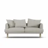 Discount 1898 Sjövik soffa Same Grey 6673-vitoljad ek 2 5-sits