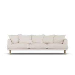 New 1898 Sjövik soffa Same Off White 6671-vitoljad ek 3 5-sits
