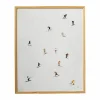 Fine Little Day Skiers poster 40x50 cm Ljusgrå
