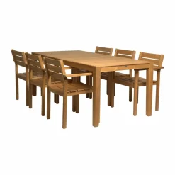 1898 Sköndal matgrupp med 6 stolar teak