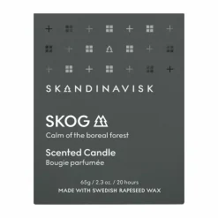 Skandinavisk Skog doftljus med lock 65 g