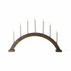 Clearance Scandi Living Sky adventsljusstake båge 41 cm Mörkbetsad