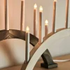 Online Scandi Living Sky adventsljusstake båge 41 cm Vitlaserad