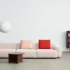 Sale HAY Slit soffbord Ø65 cm Lacquered walnut