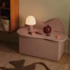 Ferm Living Slope bänk med förvaring 75x38x51 cm Rose