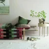 Discount Røros Tweed Åsmund bold filt 135x200 cm Pink-green