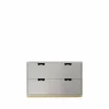 Sale Asplund Snö A2 byrå light grey björksockel