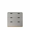 Clearance Asplund Snö A3 byrå light grey björksockel
