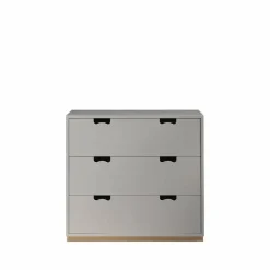 Clearance Asplund Snö A3 byrå light grey björksockel