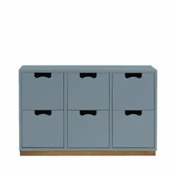 Clearance Asplund Snö B2 byrå nordic blue eksockel