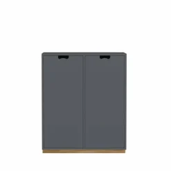 New Asplund Snö E skåp storm grey eksockel täckta dörrar dj.42 cm