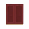 Online Asplund Snö E vitrinskåp Brown red dj. 42 cm