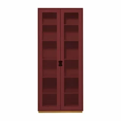 Asplund Snö F högskåp vitrin Brown red dj. 30 cm