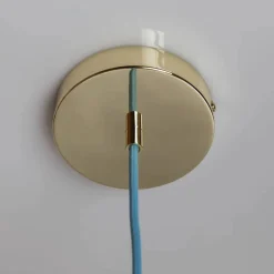 Barn Crème Atelier Soft Serve pendel Blueberry sorbet-brass 01 20 cm