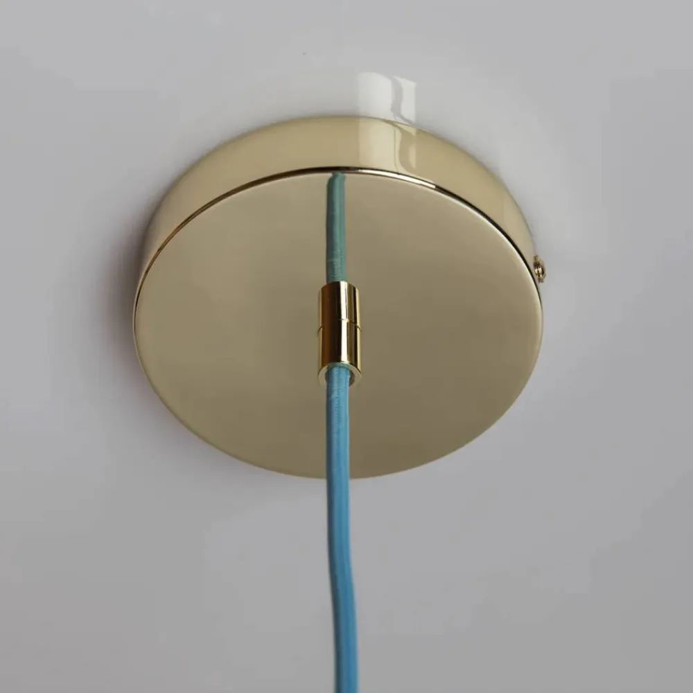 Hot Crème Atelier Soft Serve pendel Blueberry sorbet-brass 02 25 cm