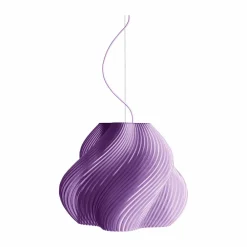 Clearance Crème Atelier Soft Serve pendel Lavender sorbet-chrome Mega 60 cm