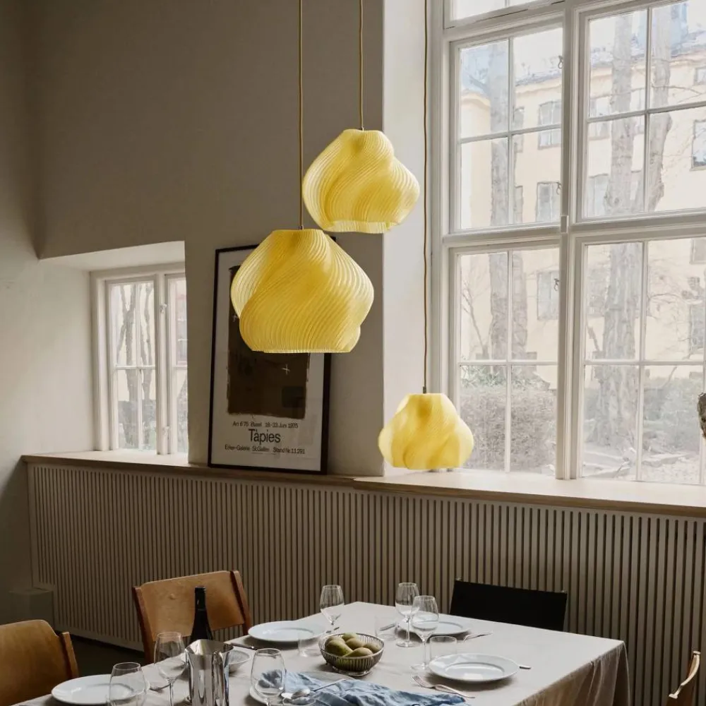 Barn Crème Atelier Soft Serve pendel Limoncello sorbet-brass 01 20 cm