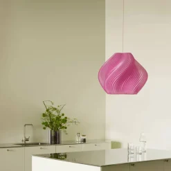 Sale Crème Atelier Soft Serve pendel Rose sorbet-chrome Mega 60 cm