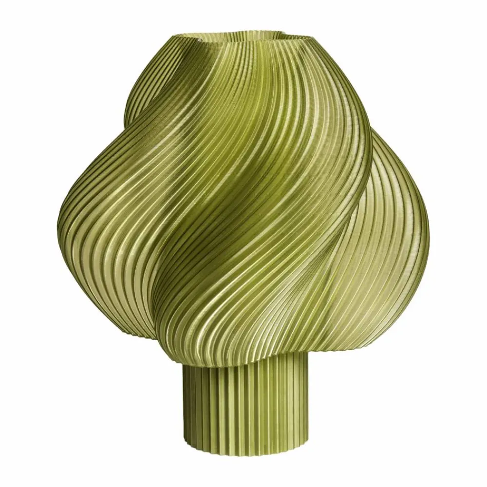 Outlet Crème Atelier Soft Serve portabel bordslampa Olive 23 cm
