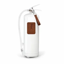 Solstickan Design Solstickan brandsläckare 6 kg Vit-mörkbrunt läder