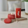 Solstickan Design Solstickan doftljus 25 h Röd-kanel & apelsin