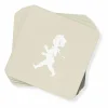 Solstickan Design Solstickan glasunderlägg 10x10 cm 4-pack Sand