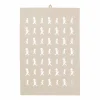 Clearance Solstickan Design Solstickan kökshandduk 50x70 cm Sand-vit