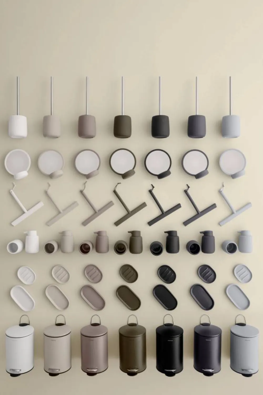 Outlet blomus Sono Vanity bordsspegel Ø17 cm Svart