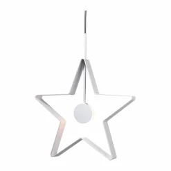 SMD Design Spica adventsstjärna 40 cm Vit-grå sladd