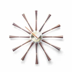 Clearance Vitra Spindle clock väggklocka Valnöt
