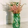 HAY Splash Roll Neck vas S 20 5 cm Green swirl