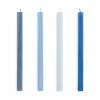 HAY Square Candle ljus mix 4-pack Blues
