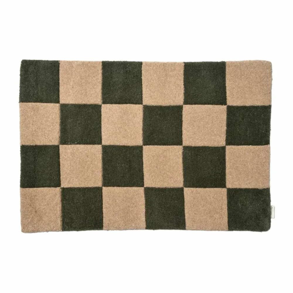Classic Collection Square dörrmatta Green-natur 60x90 cm