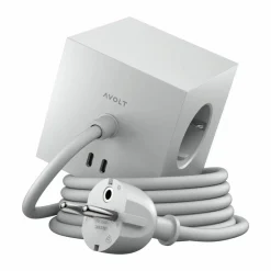 Hot Avolt Square 1 grenuttag USB-C 30W 1 8 m Gotland gray