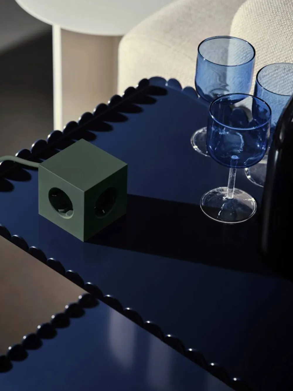 Avolt Square 1 grenuttag USB-C 30W 3 m Oak Green