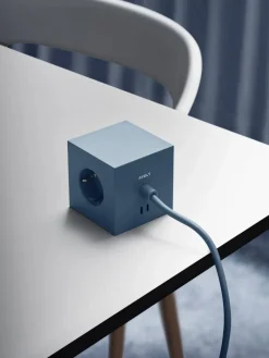 Sale Avolt Square 1 grenuttag USB-C 30W 3 m Shark Blue