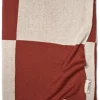 Online Classic Collection Square pläd 130x170 cm Mörk Brown