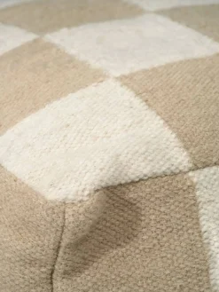 Classic Collection Square puff 50x50 cm Vit-natur