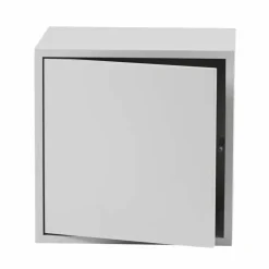 Discount Muuto Stacked förvaringssystem med dörr medium Light grey