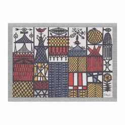 Ekelund Linneväveri Stadsdel bordstablett 35x48 cm Multi