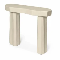 Sale Ferm Living Staffa console table avlastningsbord 33 4x100 8x85 cm Ivory