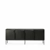 Ethnicraft Stairs sideboard 4 dörrar Svartbetsad ek 200x80x46 cm