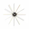 Clearance Vitra Star Clock väggklocka Krom-Mässing