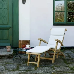 Clearance Fritz Hansen Steamer däckstolsdyna tyg ash
